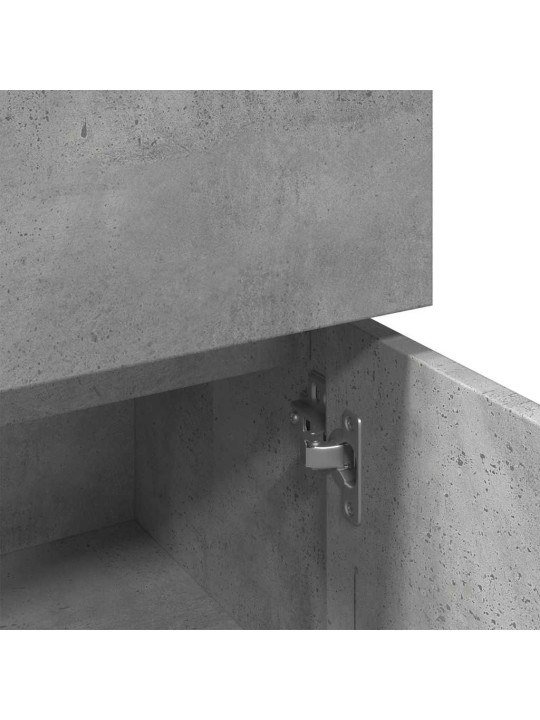 Koupelnová skříňka betonově šedá 30 x 30 x 95 cm dřevotříska