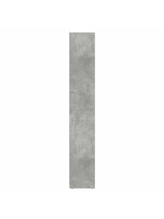 Koupelnová skříňka betonově šedá 30 x 30 x 183,5 cm dřevotříska