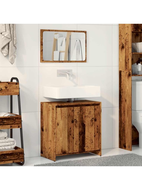 2dílná koupelnová sestava old wood kompozitní dřevo