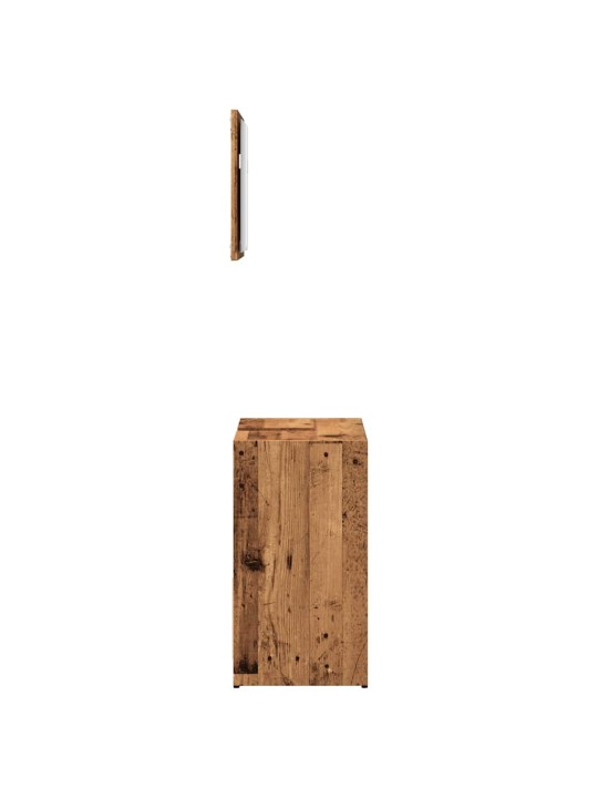 2dílná koupelnová sestava old wood kompozitní dřevo
