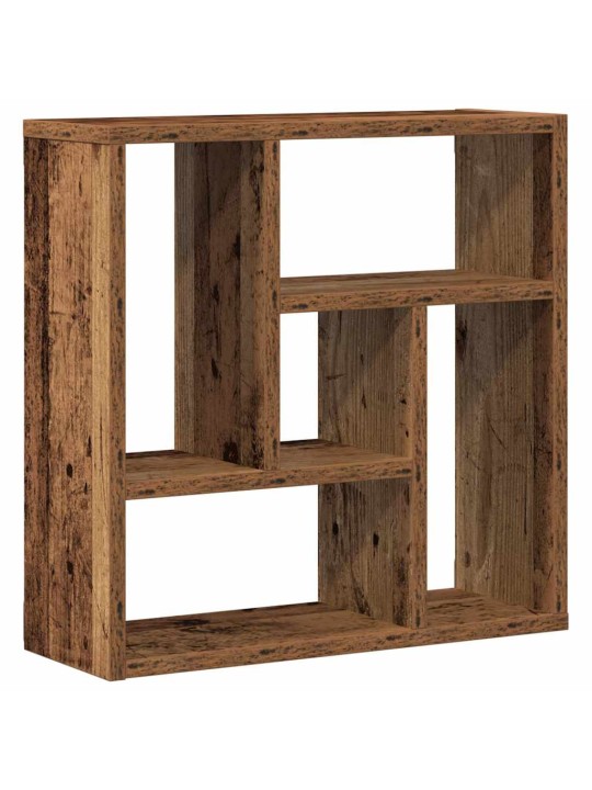 Nástěnná police old wood 45 x 16 x 45 cm kompozitní dřevo