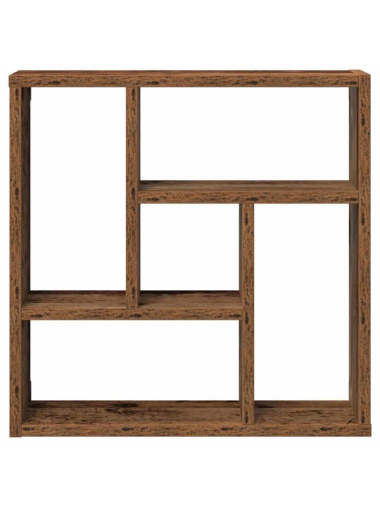 Nástěnná police old wood 45 x 16 x 45 cm kompozitní dřevo