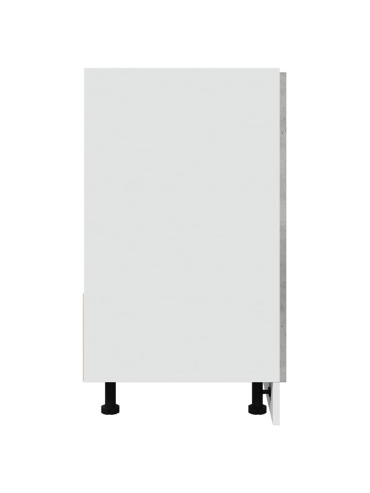 Skříňka pod dřez betonově šedá 80 x 46 x 81,5 cm dřevotříska