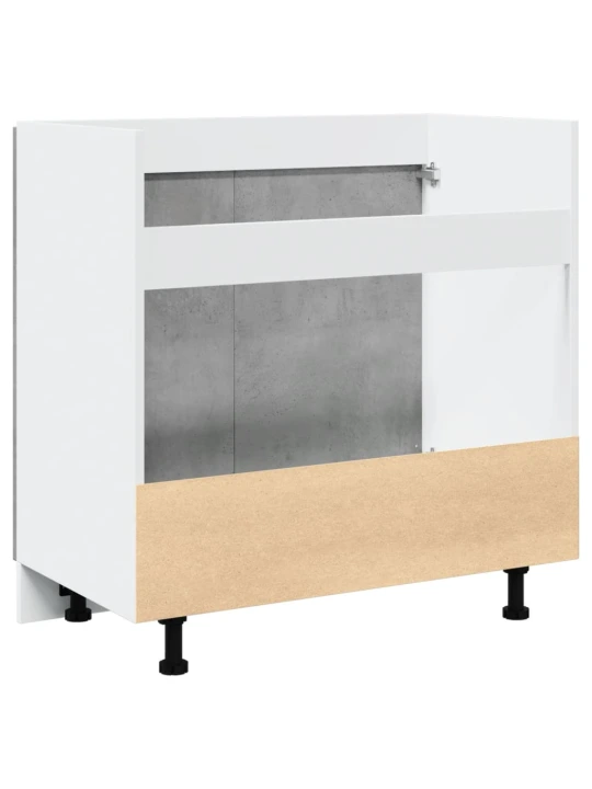 Skříňka pod dřez betonově šedá 80 x 46 x 81,5 cm dřevotříska