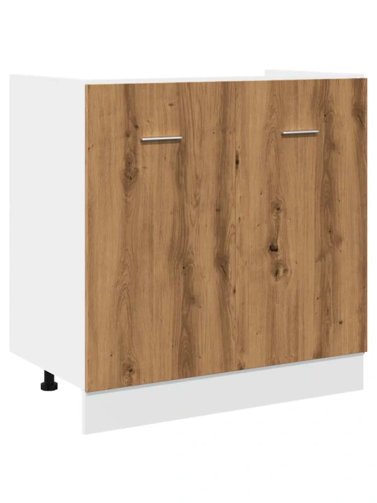 Skříňka pod dřez dub artisan 80 x 46 x 81,5 cm kompozit
