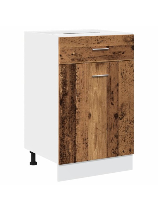 Spodní skříňka se zásuvkou old wood 50 x 46 x 81,5 cm kompozit