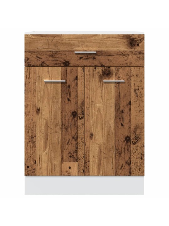 Spodní skříňka se zásuvkami old wood 60 x 46 x 81,5 cm kompozit