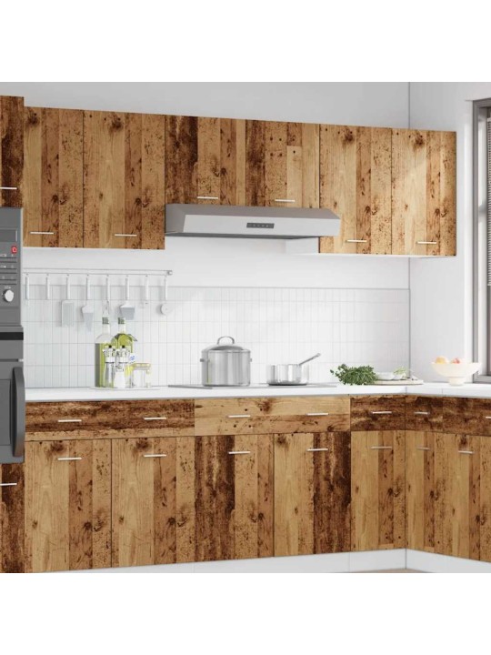 Závěsná skříňka old wood 40x31x60 cm kompozitní dřevo