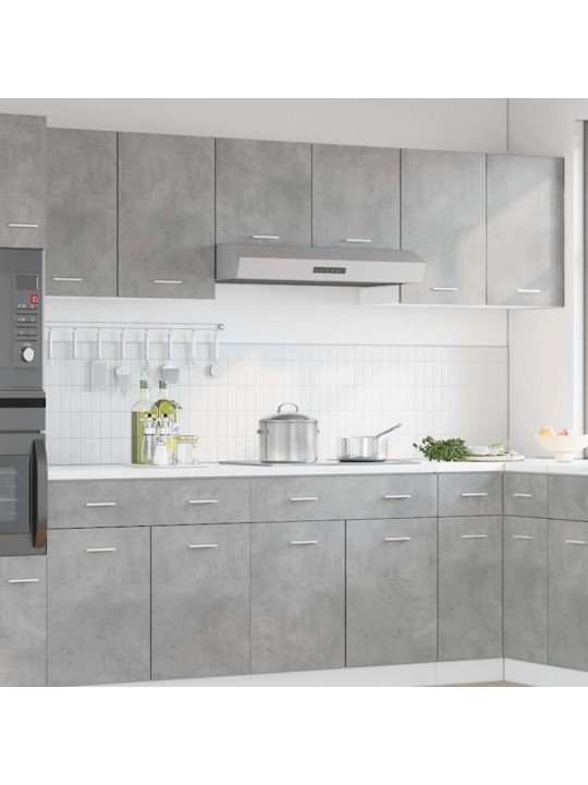 Závěsná skříňka betonově šedá 50 x 31 x 60 cm kompozitní dřevo