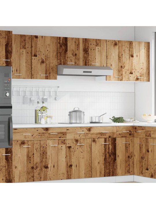 Závěsná skříňka old wood 50 x 31 x 60 cm kompozitní dřevo
