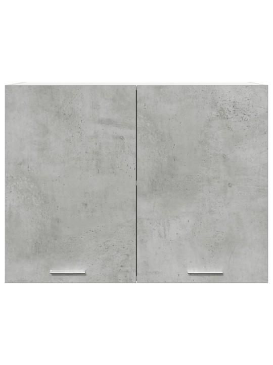 Horní skříňka betonově šedá 80 x 31 x 60 cm dřevotříska