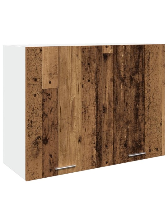 Závěsná skříňka old wood 80 x 31 x 60 cm kompozitní dřevo