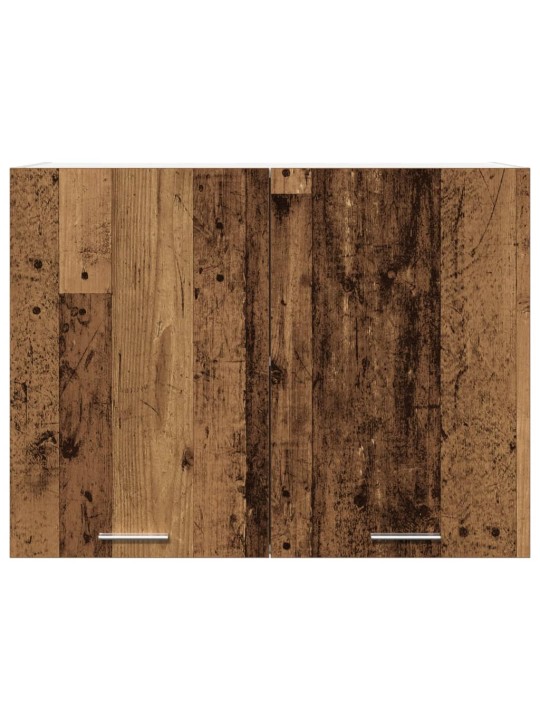 Závěsná skříňka old wood 80 x 31 x 60 cm kompozitní dřevo