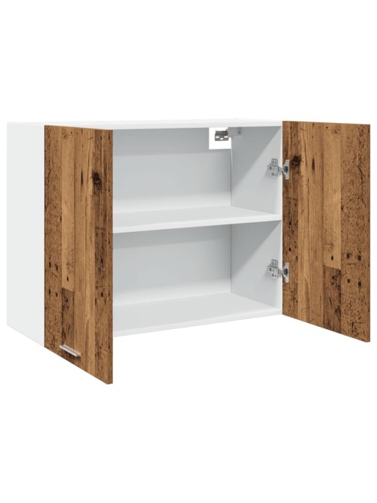 Závěsná skříňka old wood 80 x 31 x 60 cm kompozitní dřevo