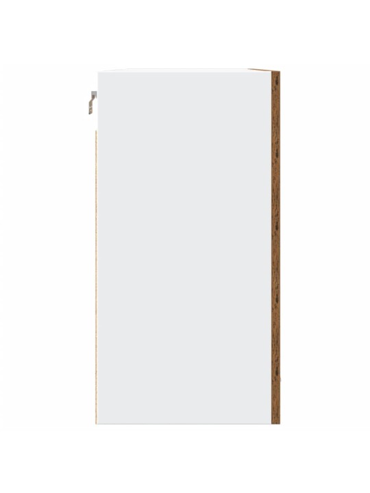 Závěsná skříňka old wood 80 x 31 x 60 cm kompozitní dřevo