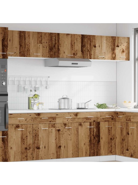 Závěsná skříňka old wood 60 x 31 x 40 cm kompozitní dřevo
