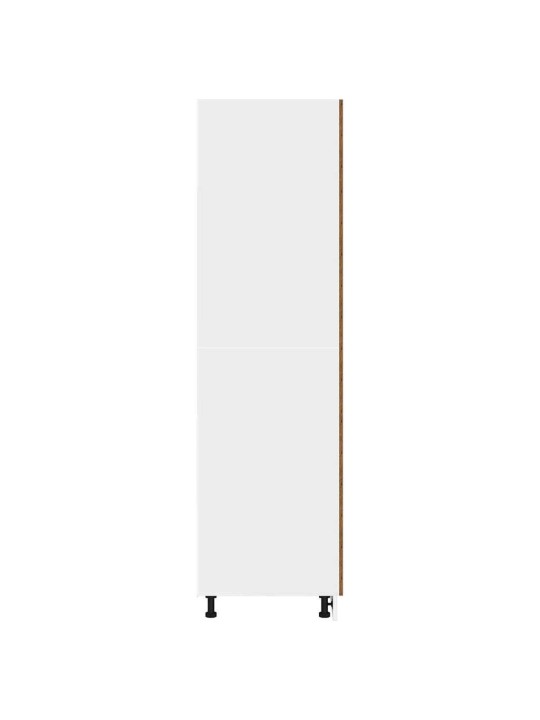Skříň pro vestavnou lednici old wood 60 x 57 x 207 cm kompozit