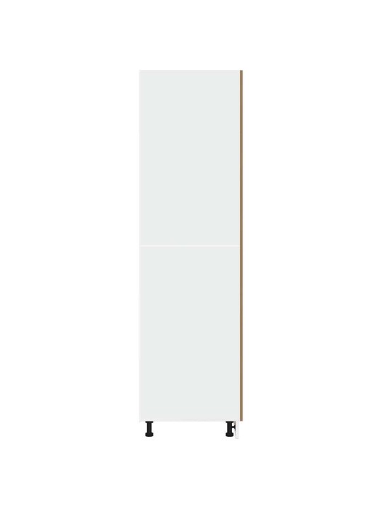 Skříň pro vestavnou lednici dub artisan 60x57x207 cm kompozit