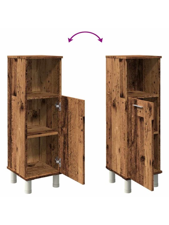 Koupelnová skříňka old wood 30 x 30 x 95 cm dřevotříska
