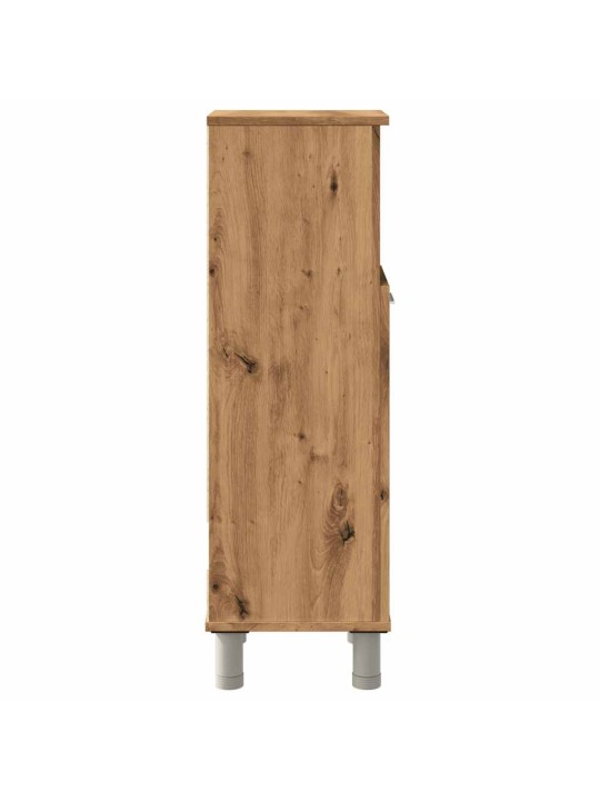 Koupelnová skříňka dub artisan 30 x 30 x 95 cm kompozitní dřevo