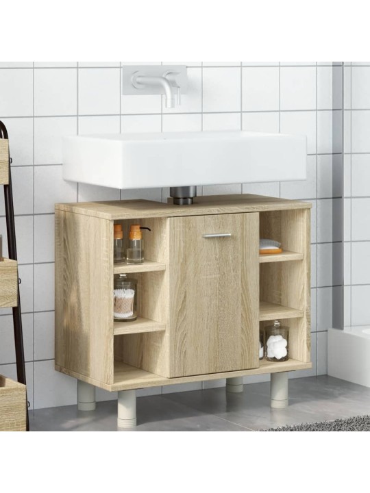 Koupelnová skříňka dub sonoma 60 x 32 x 53,5 cm dřevotříska