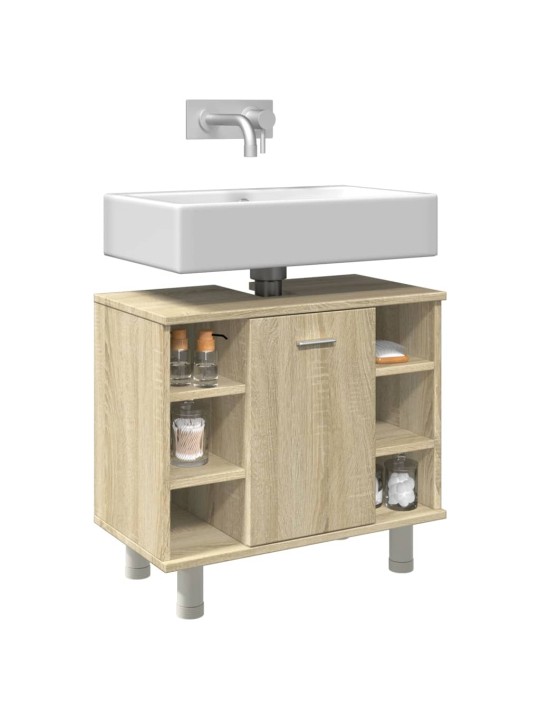 Koupelnová skříňka dub sonoma 60 x 32 x 53,5 cm dřevotříska