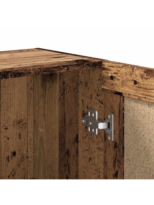 Knihovna old wood 82,5 x 30,5 x 80 cm kompozitní dřevo