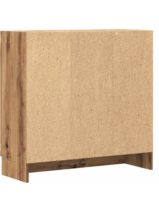 Knihovna dub artisan 82,5 x 30,5 x 80 cm kompozitní dřevo