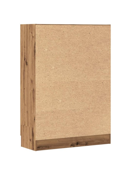 Knihovna dub artisan 82,5 x 30,5 x 115 cm kompozitní dřevo