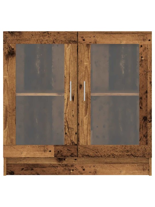 Knihovna old wood 82,5 x 30,5 x 80 cm kompozitní dřevo