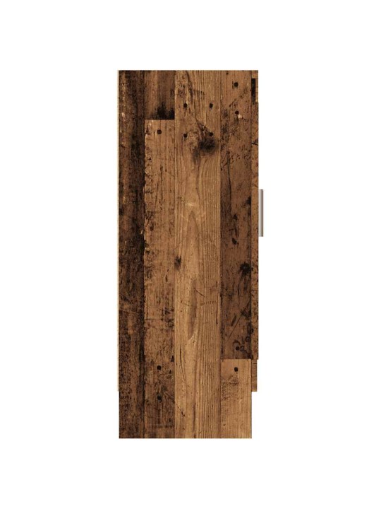 Knihovna old wood 82,5 x 30,5 x 80 cm kompozitní dřevo