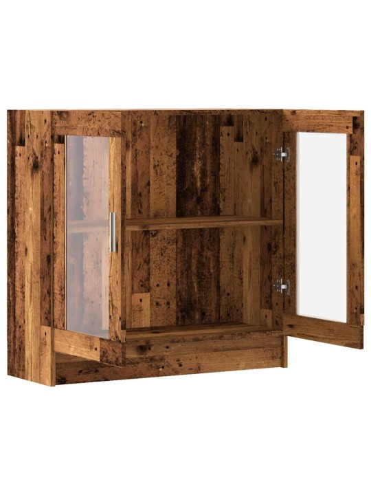 Knihovna old wood 82,5 x 30,5 x 80 cm kompozitní dřevo