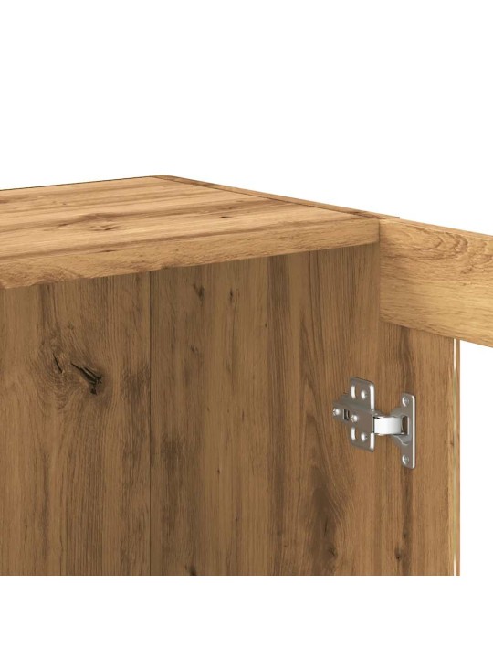 Knihovna dub artisan 82,5 x 30,5 x 80 cm kompozitní dřevo