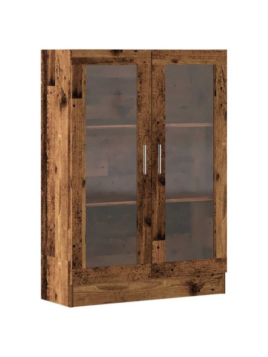 Knihovna old wood 82,5 x 30,5 x 115 cm kompozitní dřevo