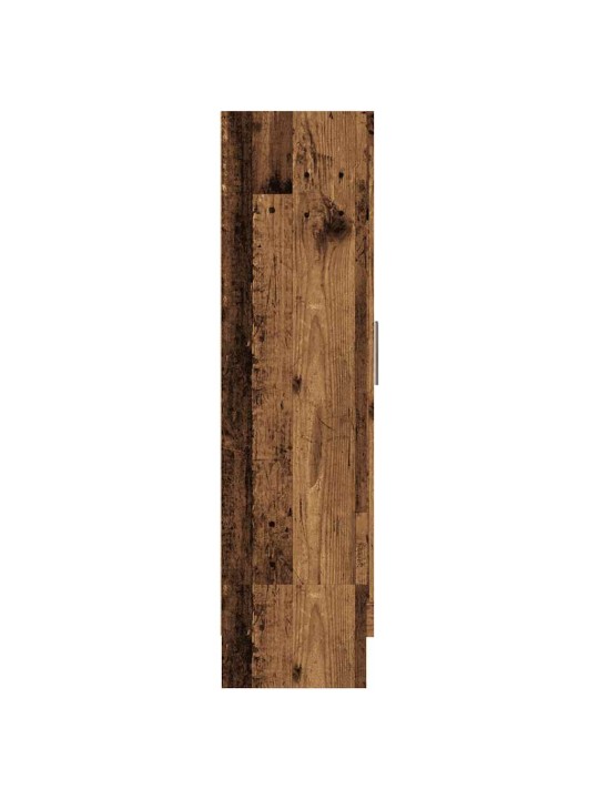 Knihovna old wood 82,5 x 30,5 x 115 cm kompozitní dřevo