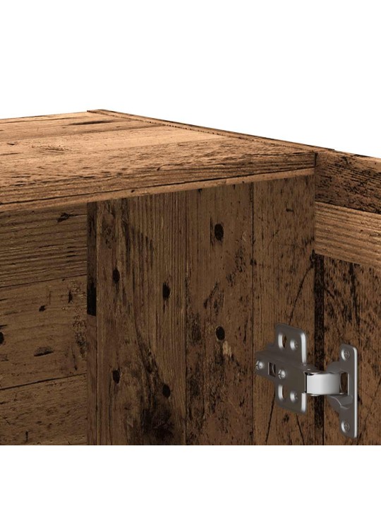 Knihovna old wood 82,5 x 30,5 x 115 cm kompozitní dřevo