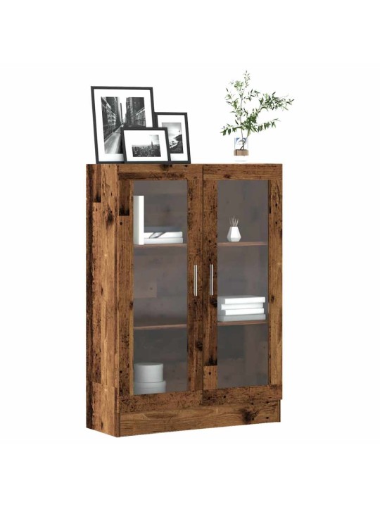 Knihovna old wood 82,5 x 30,5 x 115 cm kompozitní dřevo