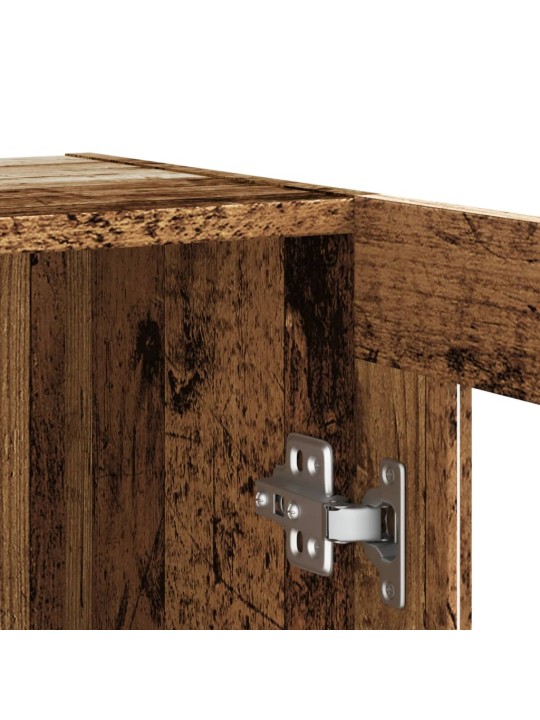 Příborník old wood 120 x 30,5 x 70 cm kompozitní dřevo