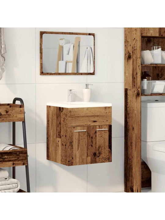 Koupelnová skříňka pod umyvadlo old wood 41x38,5x46 cm kompozit