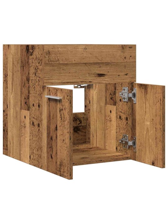 Koupelnová skříňka pod umyvadlo old wood 41x38,5x46 cm kompozit