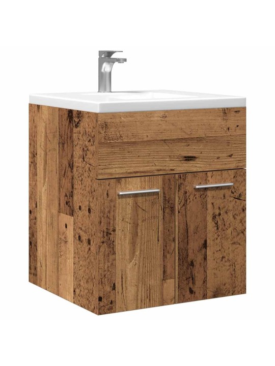 Koupelnová skříňka pod umyvadlo old wood 41x38,5x46 cm kompozit