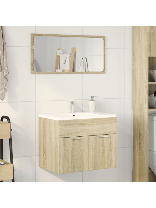 Skříňka pod umyvadlo dub sonoma 60 x 38,5 x 46 cm dřevotříska