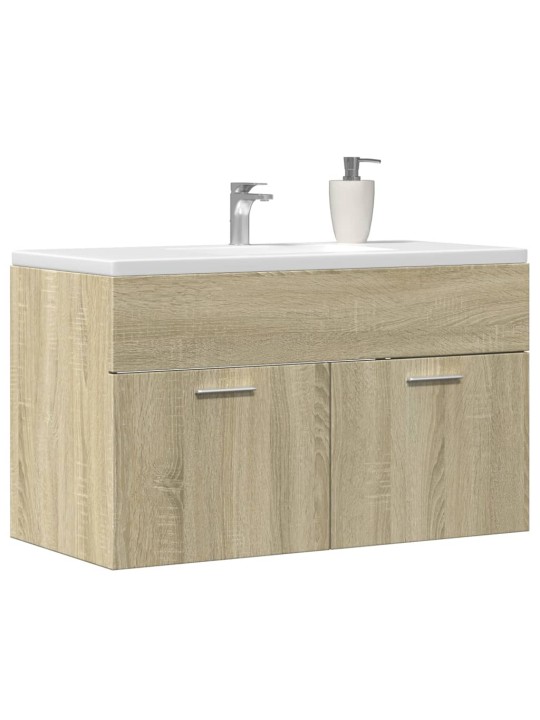 Skříňka pod umyvadlo dub sonoma 80 x 38,5 x 46 cm dřevotříska