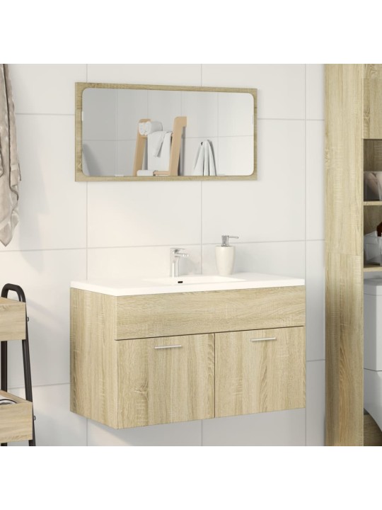 Skříňka pod umyvadlo dub sonoma 80 x 38,5 x 46 cm dřevotříska