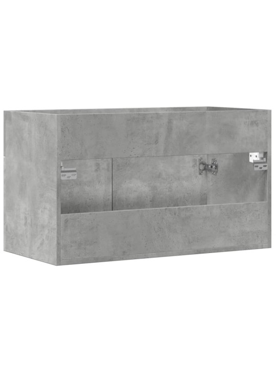 Skříňka pod umyvadlo betonově šedá 80x38,5x46 cm dřevotříska