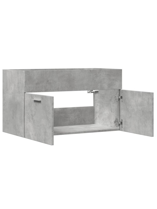 Skříňka pod umyvadlo betonově šedá 80x38,5x46 cm dřevotříska