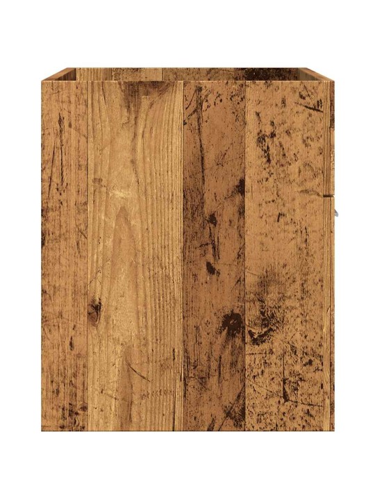 Koupelnová skříňka pod umyvadlo old wood 80x38,5x46 cm kompozit