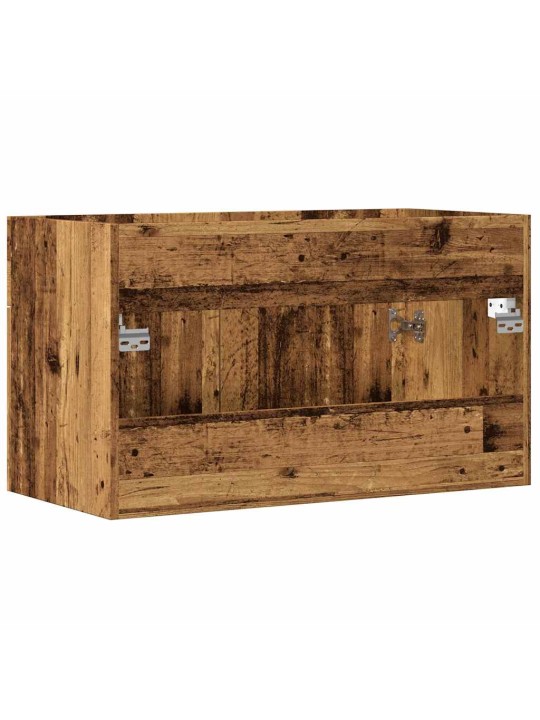 Koupelnová skříňka pod umyvadlo old wood 80x38,5x46 cm kompozit