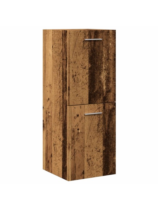 Koupelnová závěsná skříňka old wood 30 x 30 x 80 cm kompozit
