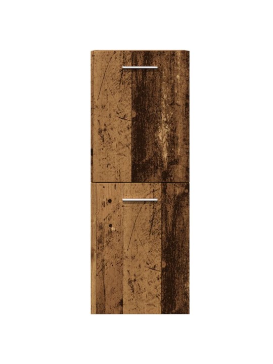 Koupelnová závěsná skříňka old wood 30 x 30 x 80 cm kompozit